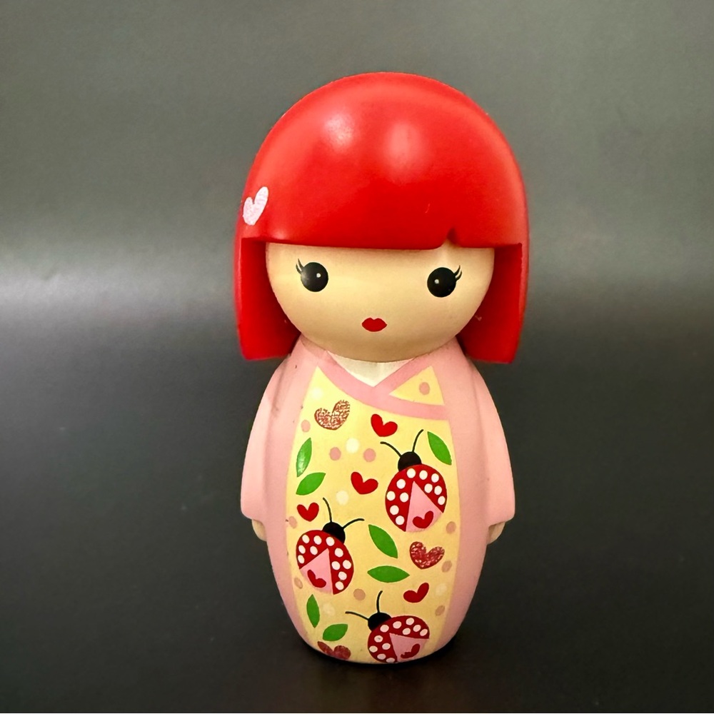 Collectible Kimmi doll Kimmi Junior “Millie” 3 1/2” Wooden Kokeshi Doll